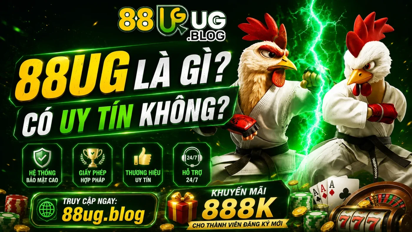 88UG - 88UG.BLOG - Trang giải trí uy tín hàng đầu. Trải nghiệm đá gà trực tiếp Thomo đỉnh cao, sảnh casino live đẳng cấp và thể thao mượt mà. Đăng ký ngay để nhận ưu đãi 888k
