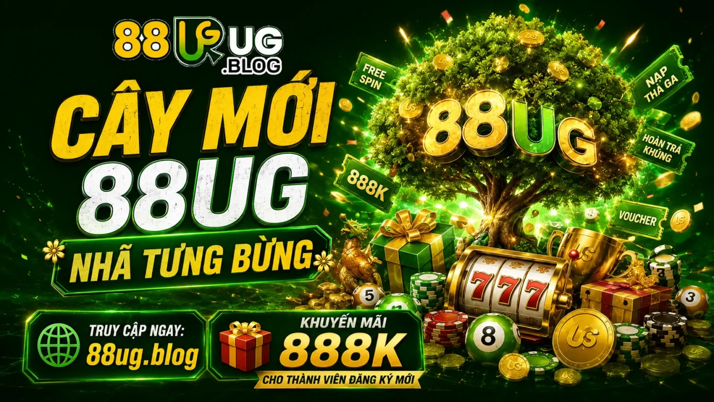 88UG - 88UG.BLOG - Trang giải trí uy tín hàng đầu. Trải nghiệm đá gà trực tiếp Thomo đỉnh cao, sảnh casino live đẳng cấp và thể thao mượt mà. Đăng ký ngay để nhận ưu đãi 888k