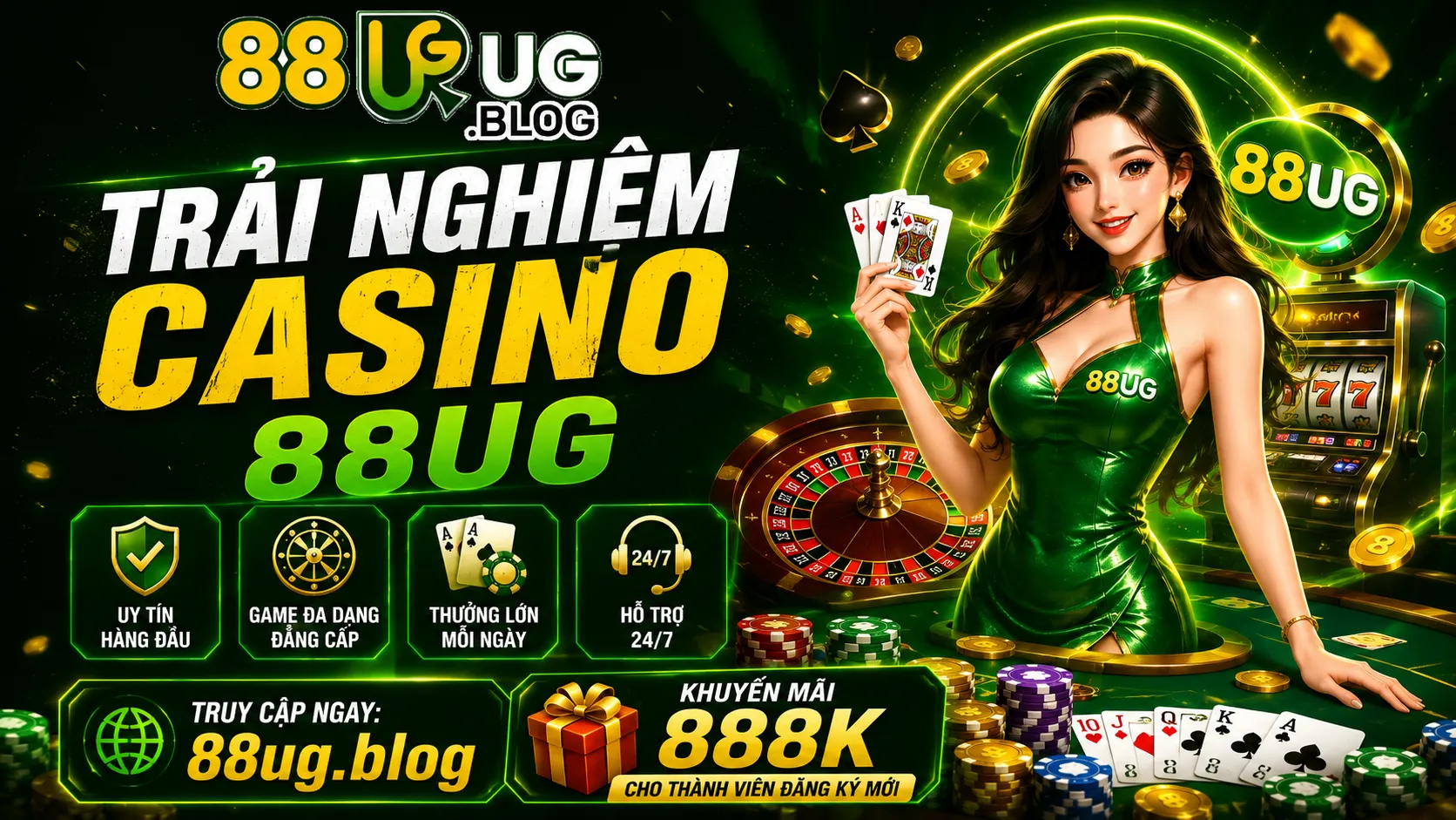 88UG - 88UG.BLOG - Trang giải trí uy tín hàng đầu. Trải nghiệm đá gà trực tiếp Thomo đỉnh cao, sảnh casino live đẳng cấp và thể thao mượt mà. Đăng ký ngay để nhận ưu đãi 888k